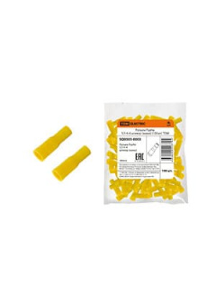 SQ0505-0003, РшИм 5,5-6-4 штекер (мама) желтый на пр.6 мм2